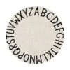 Lorena Canals Runder Teppich ABC Mit Buchstaben Design