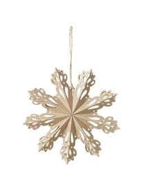 Broste Copenhagen Schneeflocken-Anhänger Snowflake Ø 15 Cm, 2 Stück