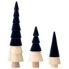 Bloomingville Samt-Deko-Bäume-Set Thace, 3 Stück