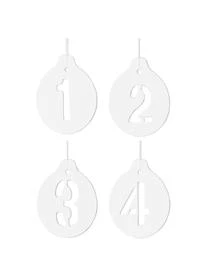 Bloomingville Geschenk-Anhänger Advent H 9 Cm, 4 Stück