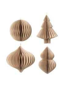 Broste Copenhagen Baumanhänger Viola H 10 Cm, 4 Stück