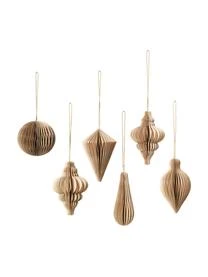 Broste Copenhagen Weihnachtsbaumanhänger Julet, 6er-Set