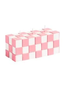 Dreidochtkerze Tile Mit Fliesenoptik