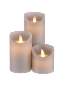 LED-Kerzen Glowing Flame, 3-tlg.