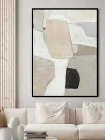 Handgemaltes Leinwandbild Accurate Mit Holzrahmen 6 Handgemaltes Leinwandbild Accurate Mit Holzrahmen – Bild 6