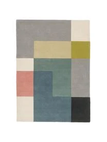 Linie Design Designteppich Ometri Aus Wolle, Handgetuftet