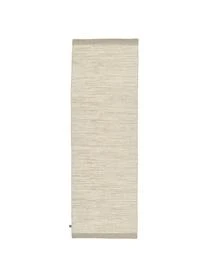 Linie Design Handgewebter Wollläufer Asko, Meliert